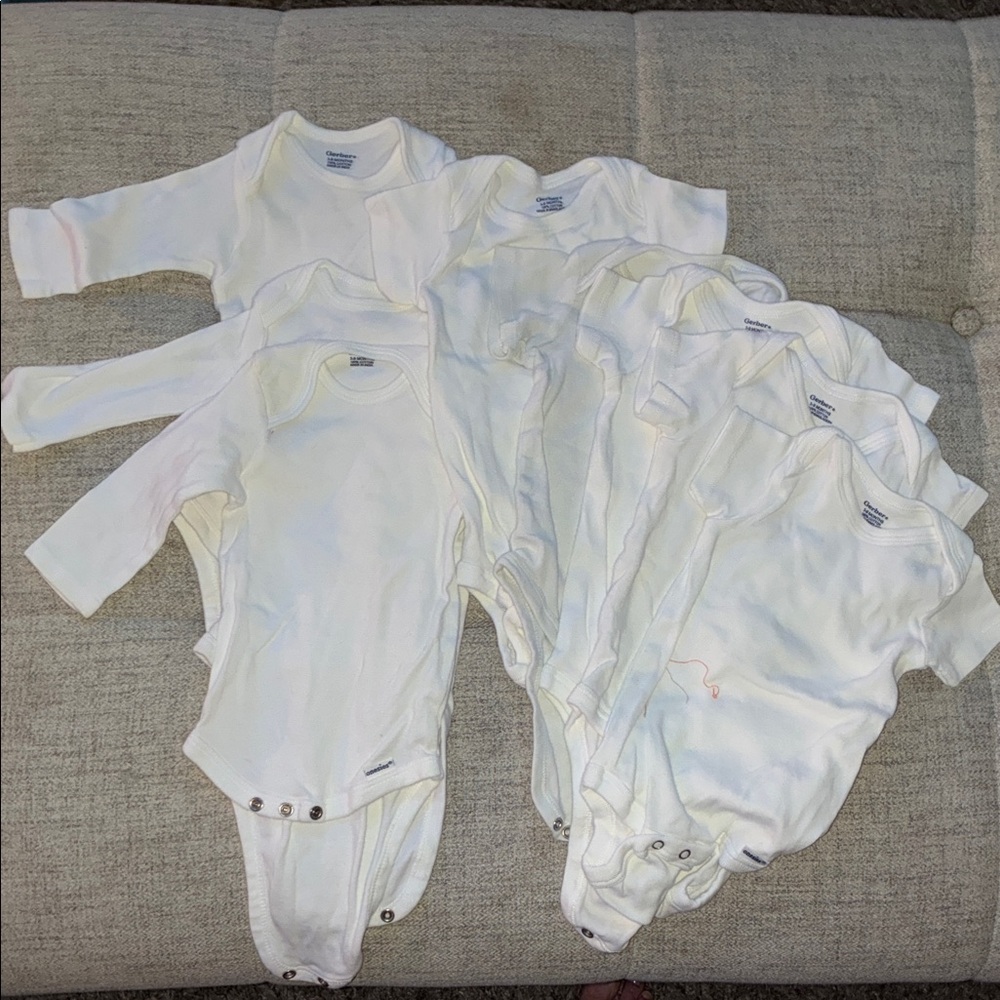 Gerber set of 8 Kids Bodysuits